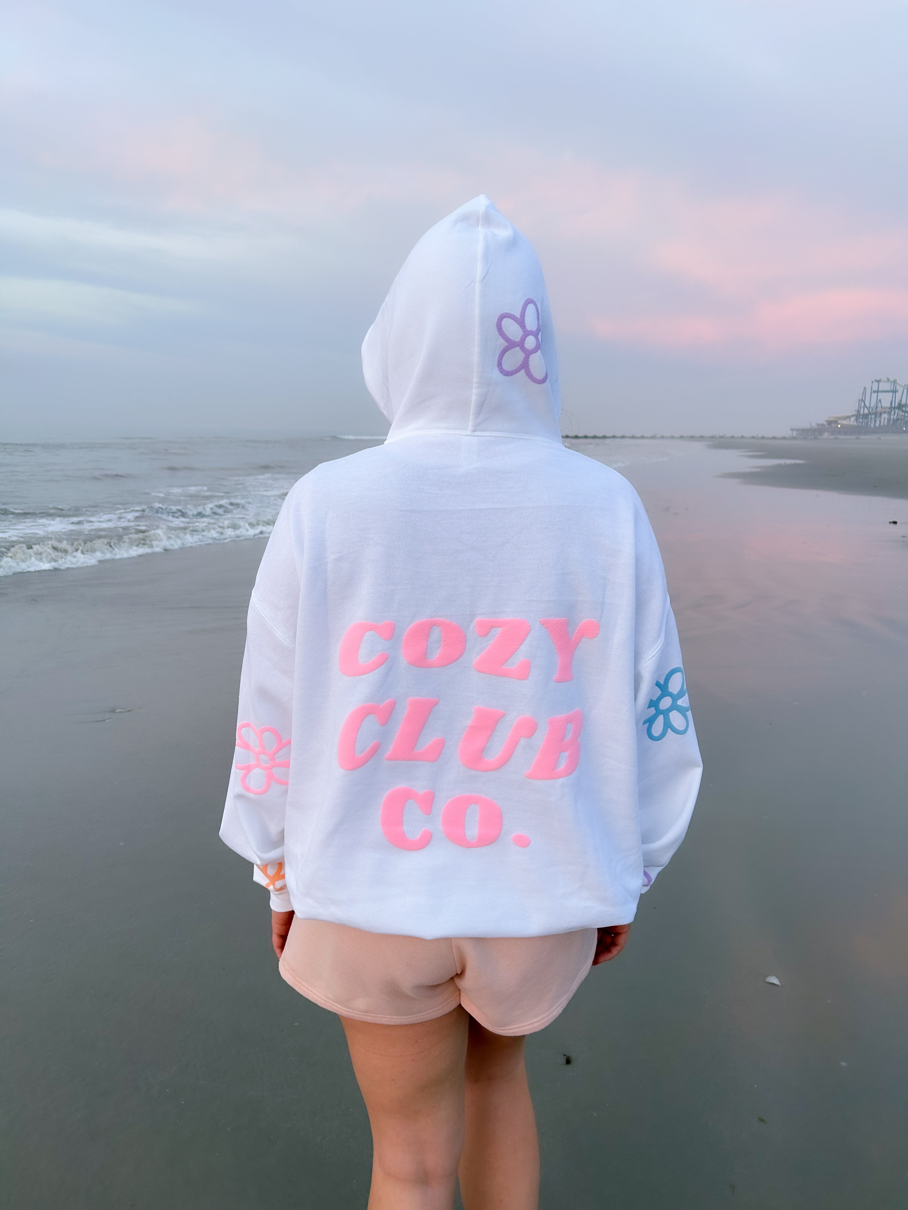 The cozy club hoodie sale