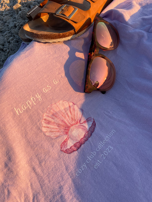 happy as a clam tee